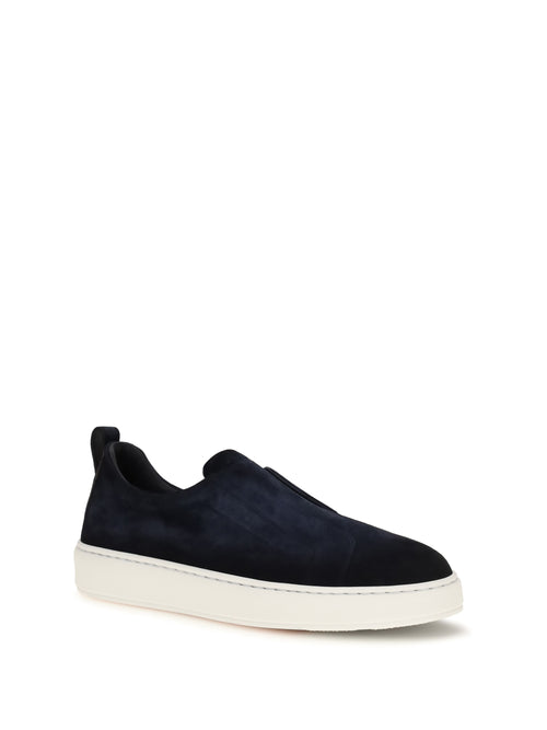 Santoni Slip-on Sneakers - Blue