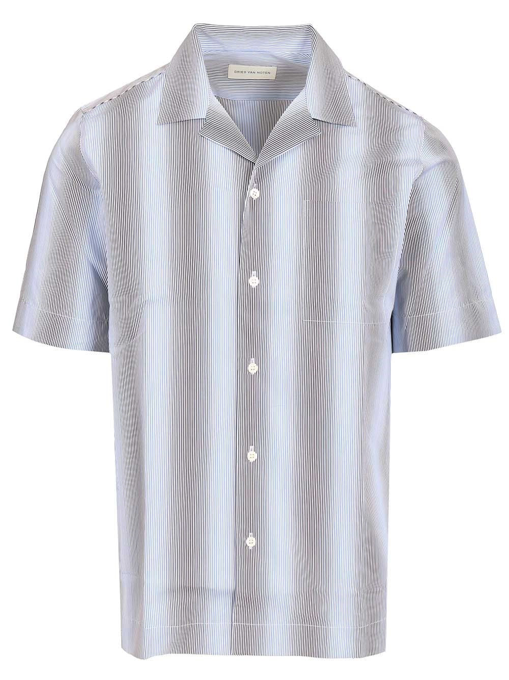 Dries Van Noten Carltone Shirt - Sky Blue