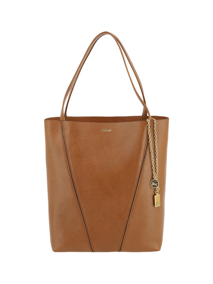 Chloé Spin Shoulder Bag - Clay Brown