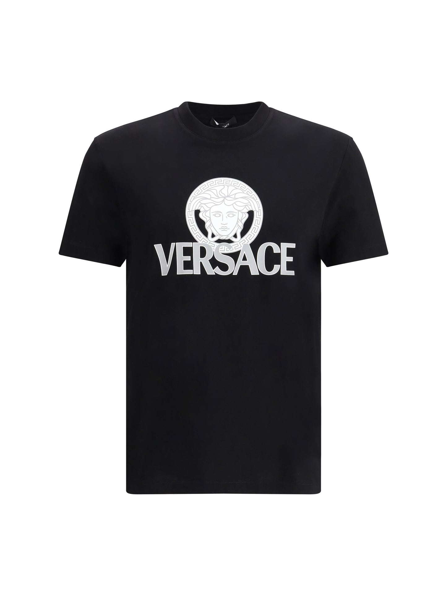 VERSACE Cotton T-shirt with logo