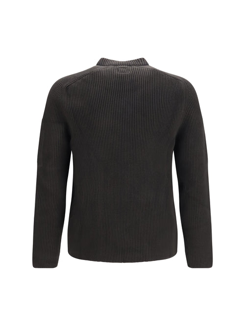 C.P. Company Full-rib cotton Sweater - Raven