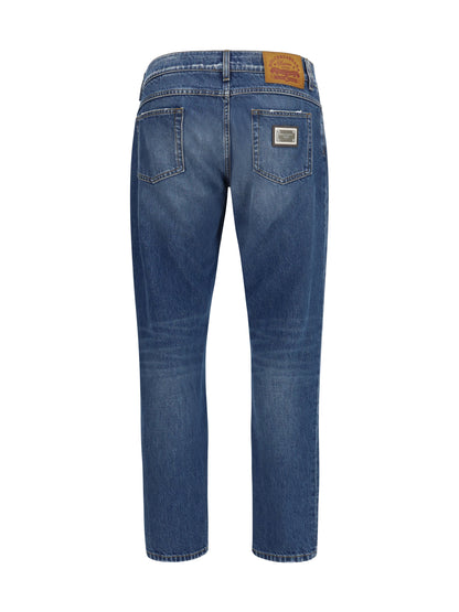 DOLCE & GABBANA Straight-leg denim Jeans