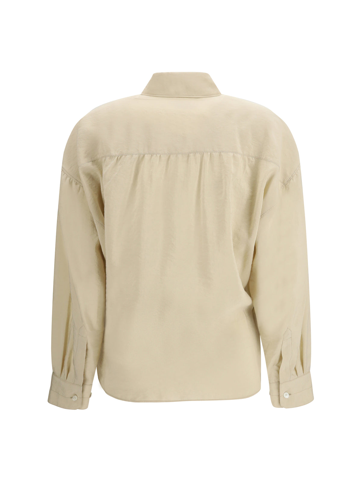 Lemaire Draped Shirt - Oat Milk