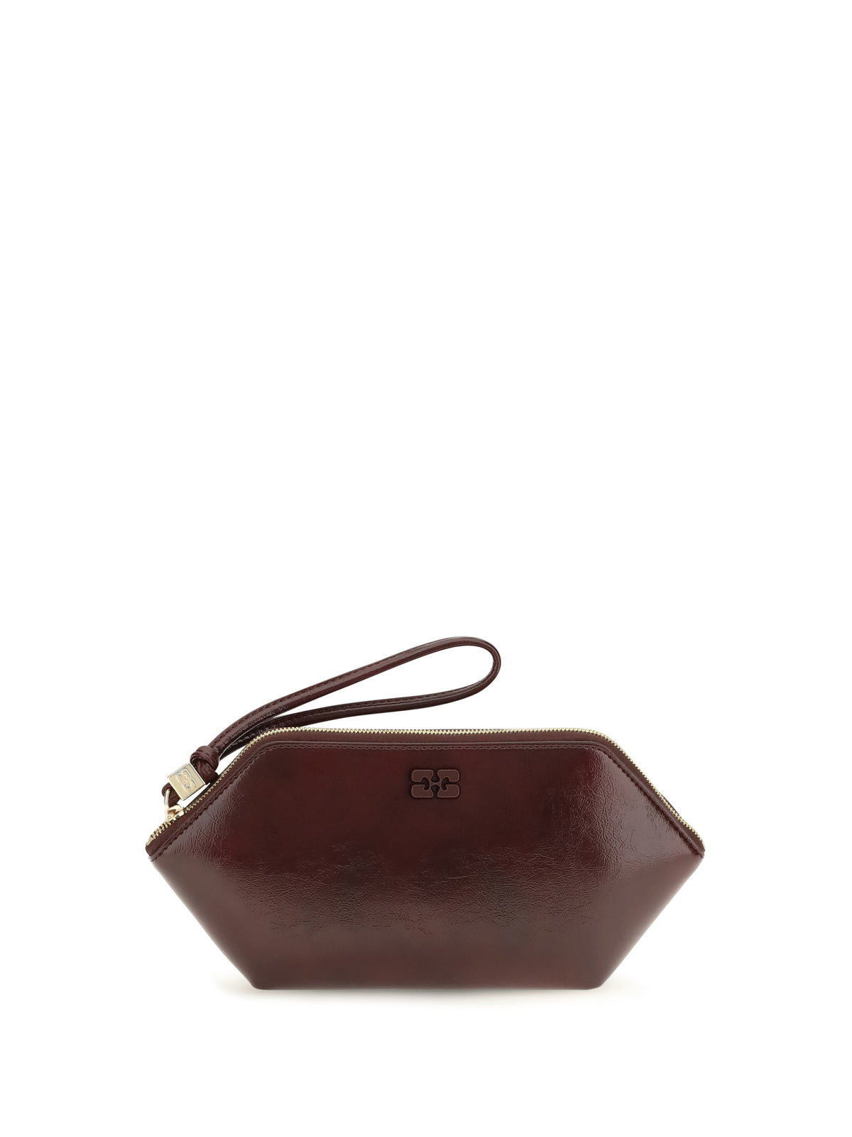 Ganni Bou Beauty Case - Burgundy