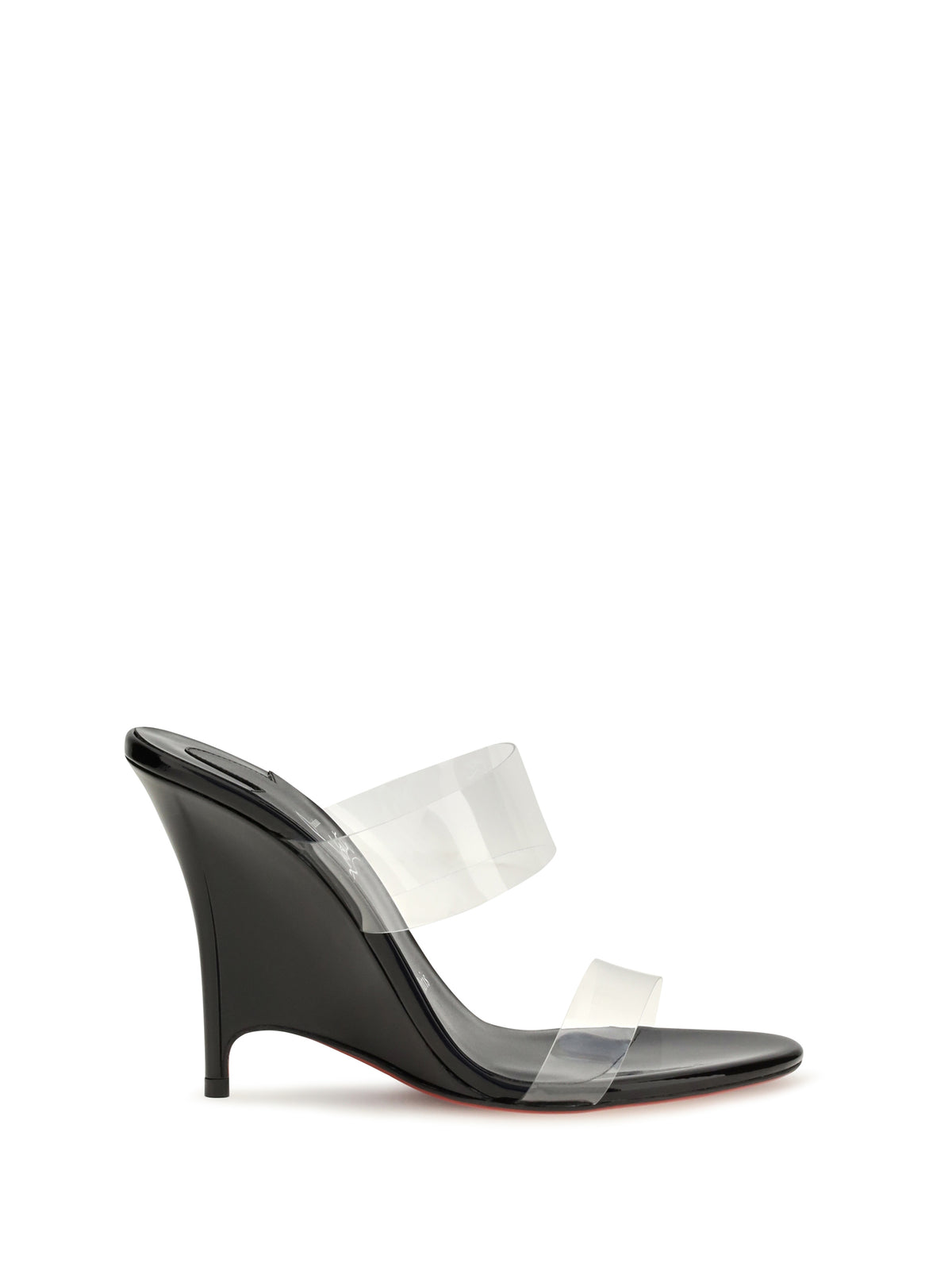 Christian Louboutin Solo Zee Mules - Black/Lin Black