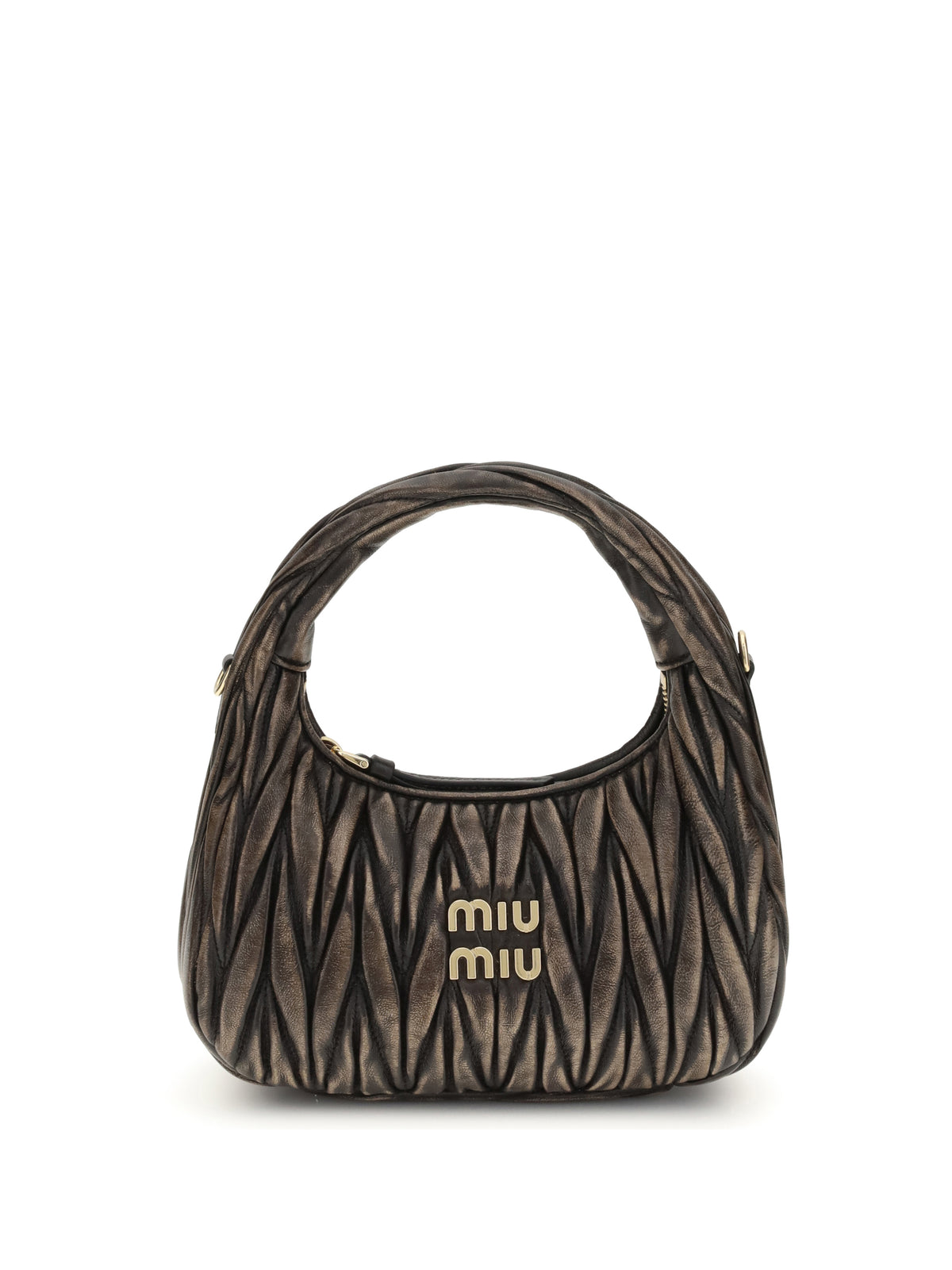 Miu Miu Wander Handbag in quilted leather - Caffe'