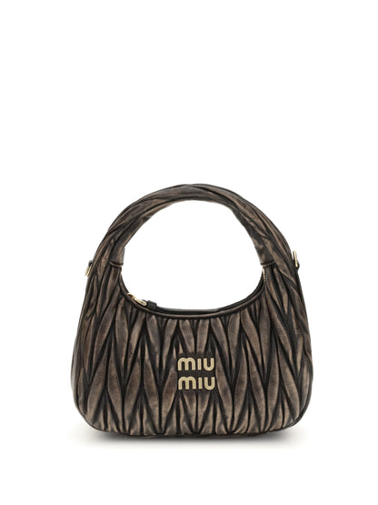 Miu Miu Wander Handbag in quilted leather - Caffe'