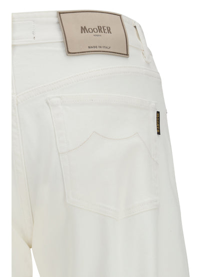 Moorer Milton-15 Jeans - White