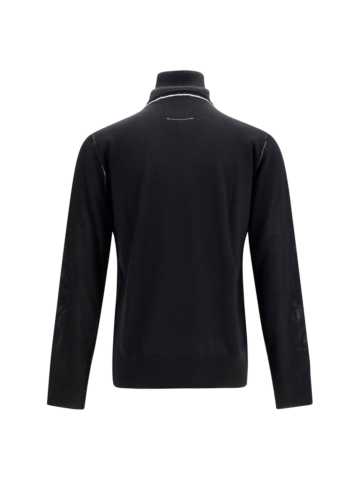 MM6 Maison Margiela Turtelneck Sweater - Black