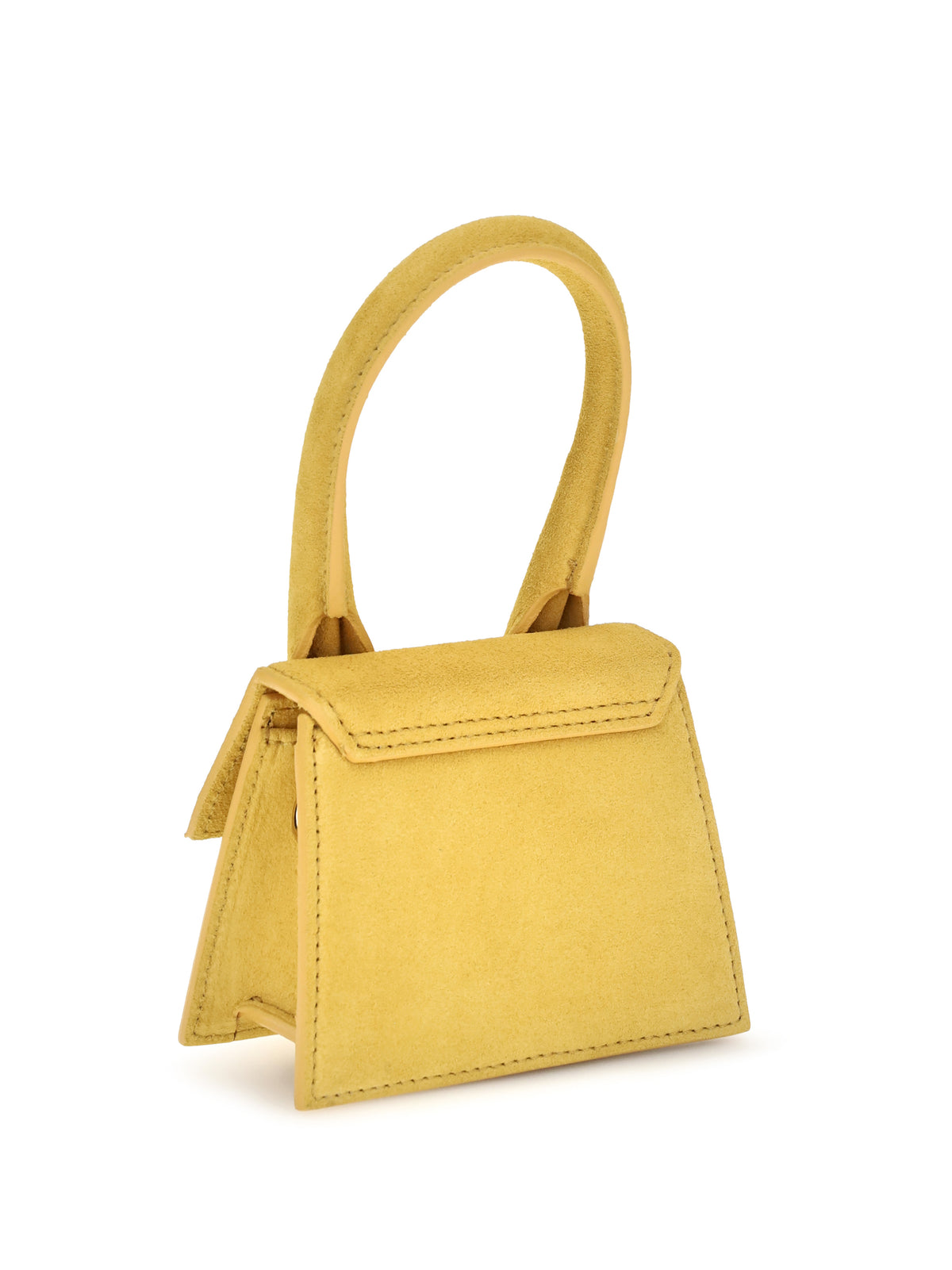 Jacquemus Le Chiquito mini leather Top Handle Bag - Dark Yellow