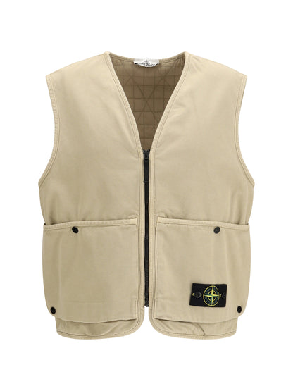 STONE ISLAND Oversized quilted Vest