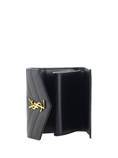 SAINT LAURENT Cassandre leather Wallet