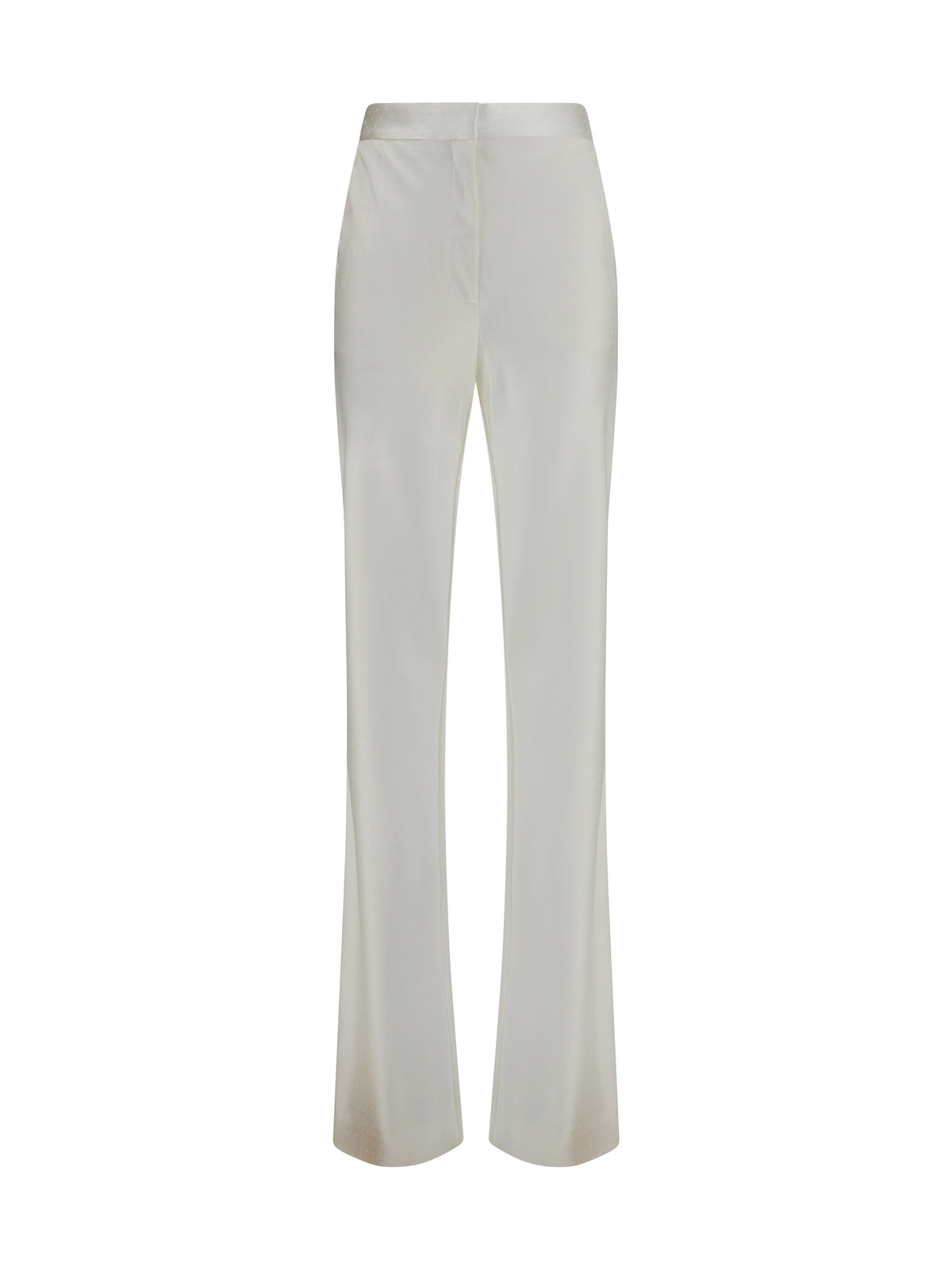 Tom Ford Bias-cut polka-dot Pants - Off White
