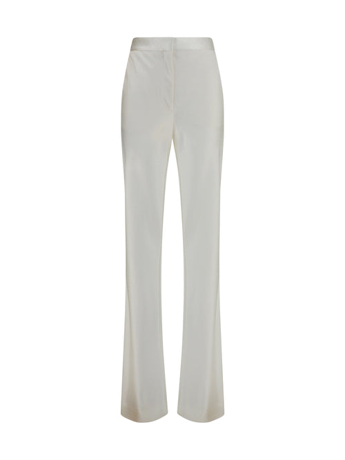 Tom Ford Bias-cut polka-dot Pants - Off White