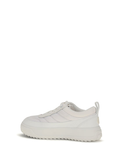 Moncler Altive Sneakers in nubuck and suede - White