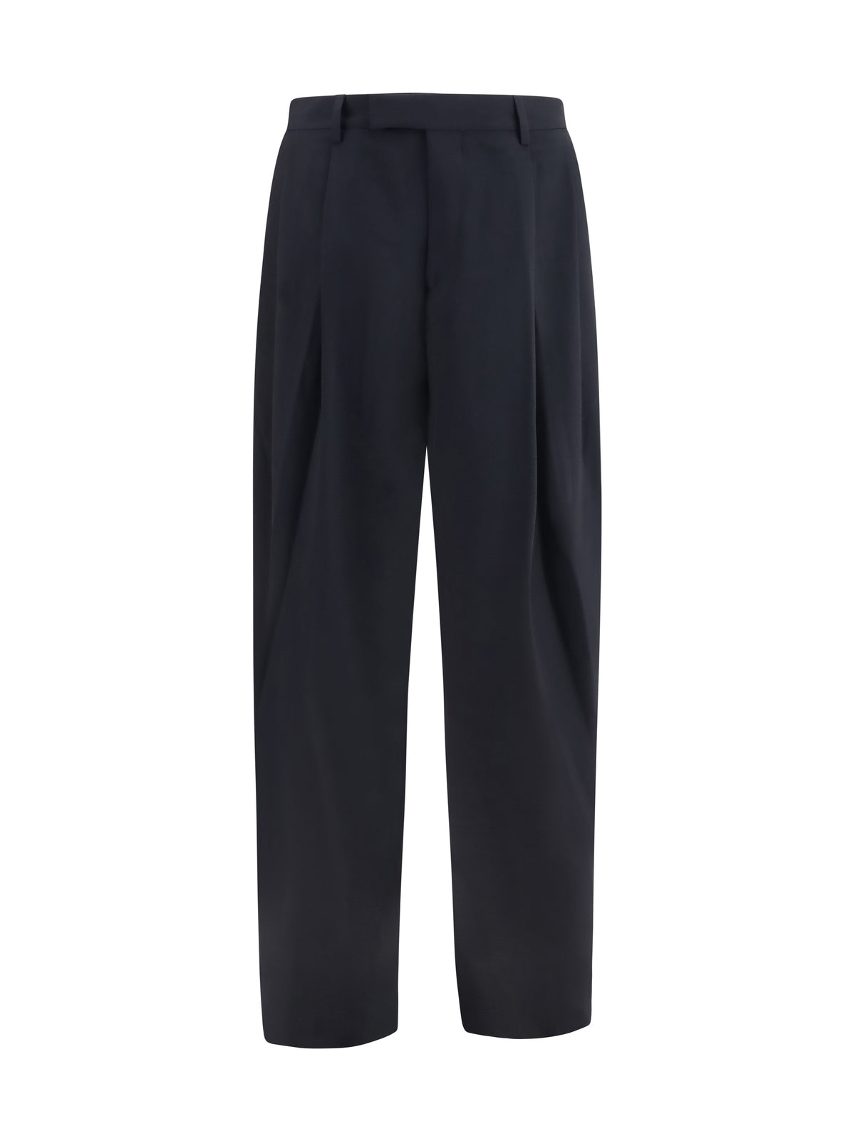 Giorgio Armani Pants in virgin wool tailoring - Dark Navy
