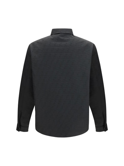 Fendi FF jacquard nylon Shirt - Black