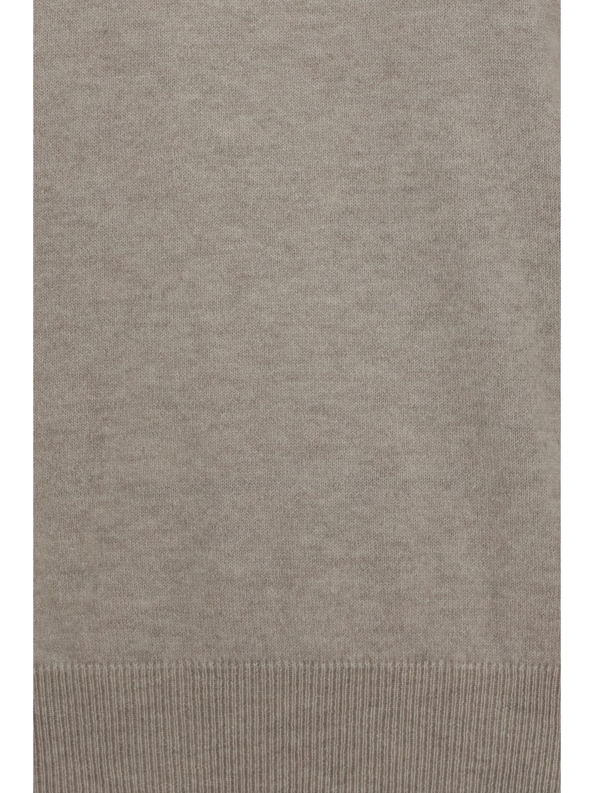 Brunello Cucinelli Cashmere Sweater with Monili chain - Rustic Beige