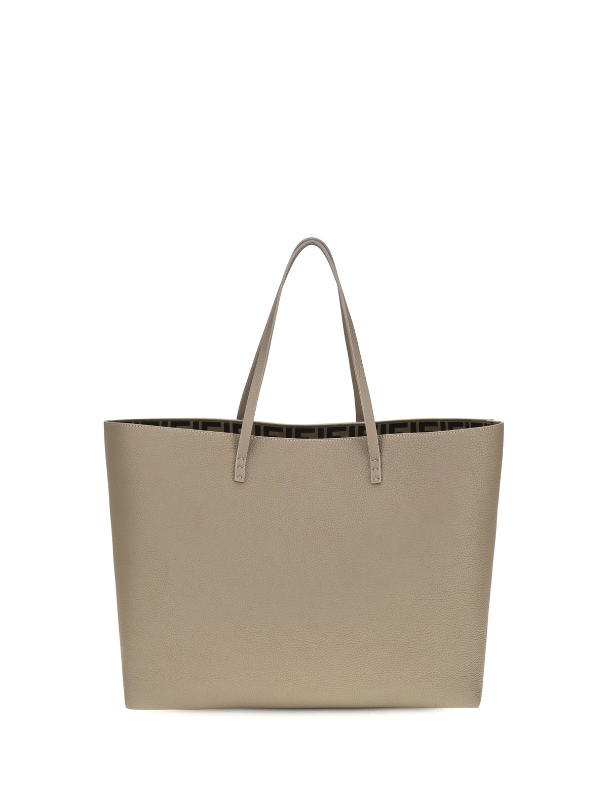 Fendi Medium Roll Roman leather Shopping Bag - Corda+Moro