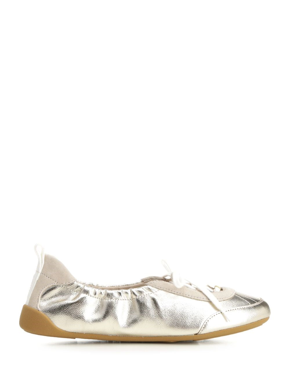 Chloe' "Kick" Ballerina Sneaker - Silver