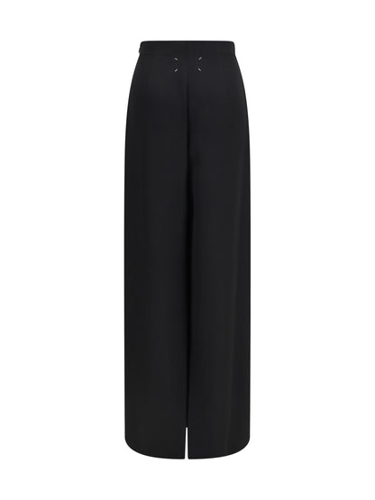 Maison Margiela Long Skirt with back slit - Black