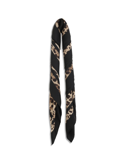 DOLCE & GABBANA Leopard print silk Scarf