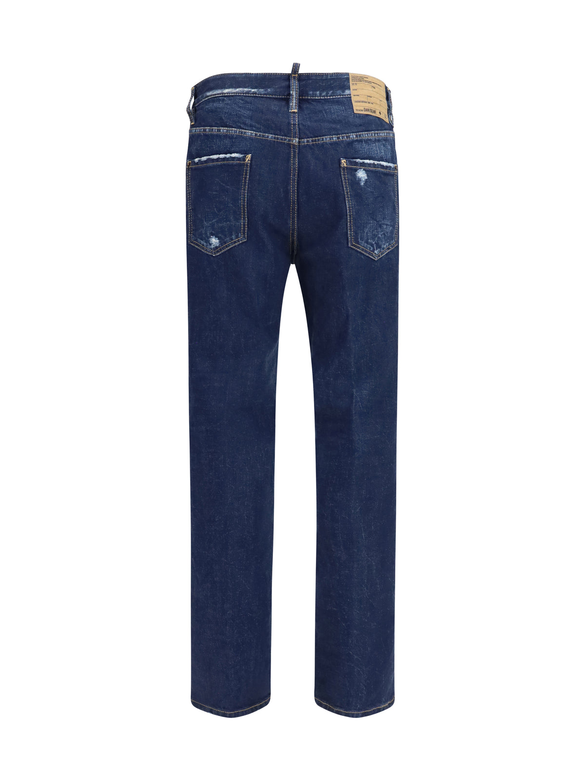 Dsquared2 Straight leg denim Jeans - Navy Blue