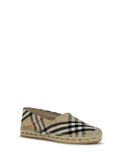 BURBERRY Mews Check Espadrilles
