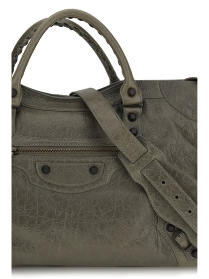 Balenciaga Le City medium Handbag - Army Green