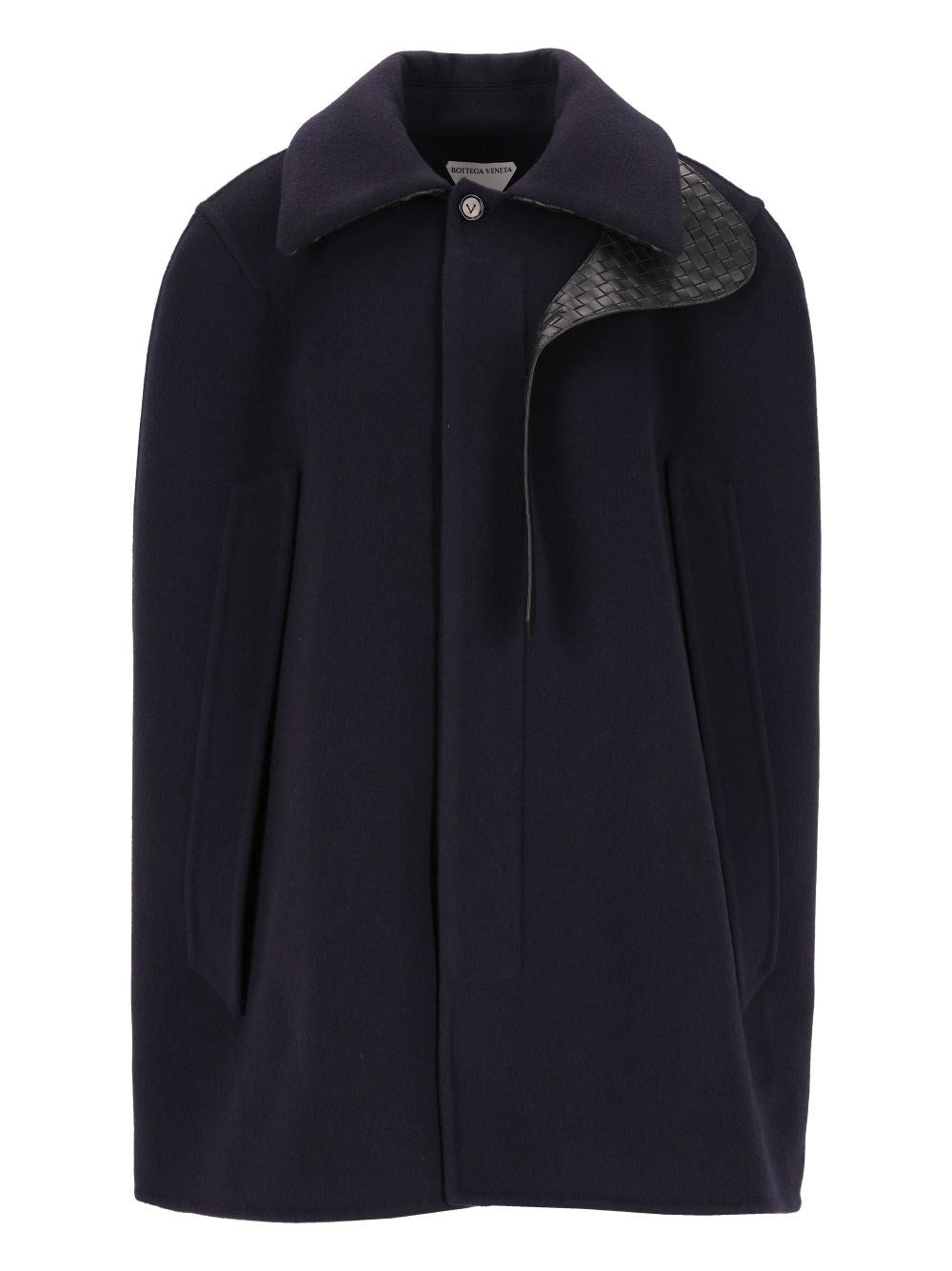 Bottega Veneta Wool And Cashmere Poncho - Blue