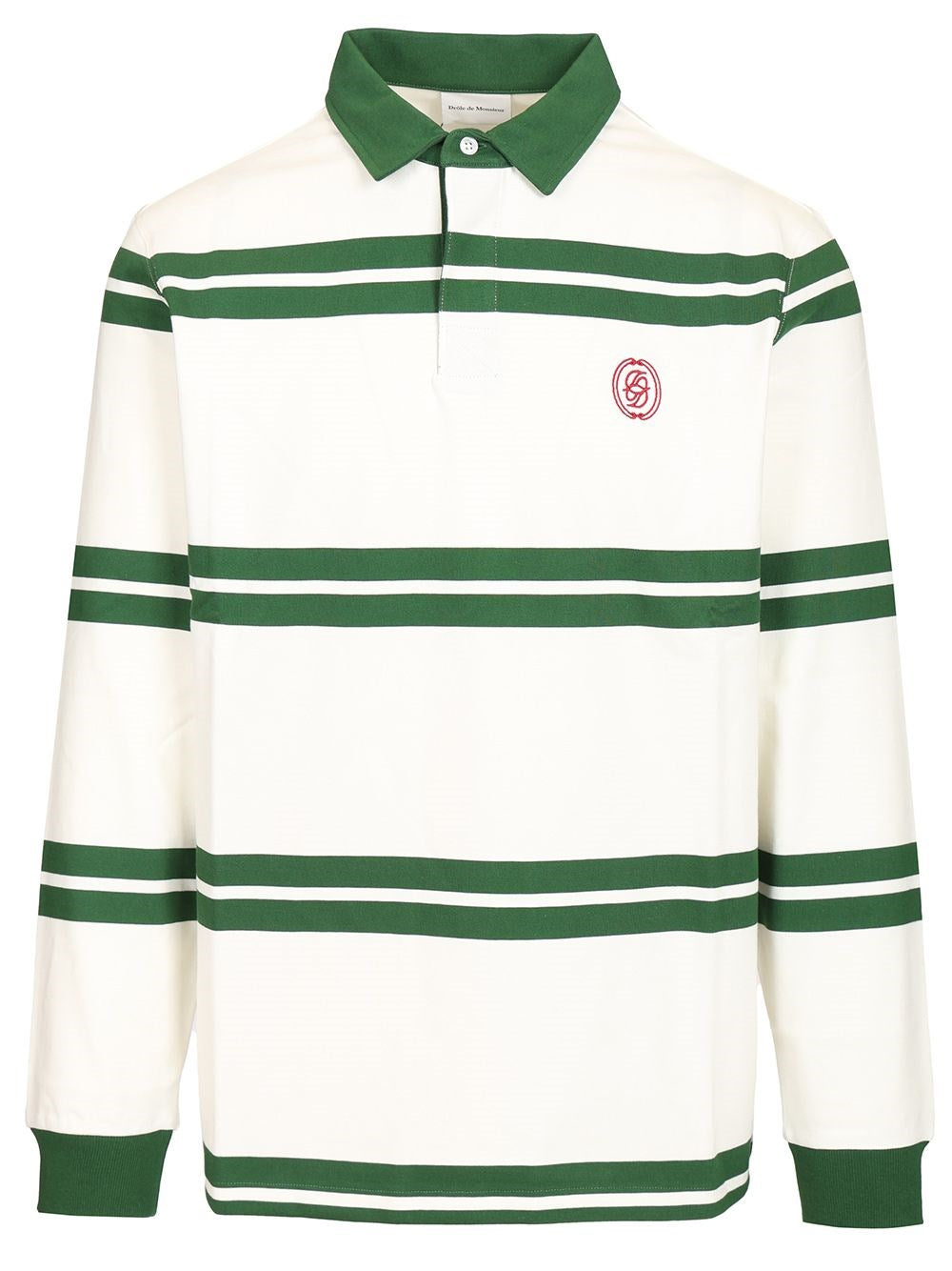 Drole De Monsieur Striped Polo D Mirror - Green