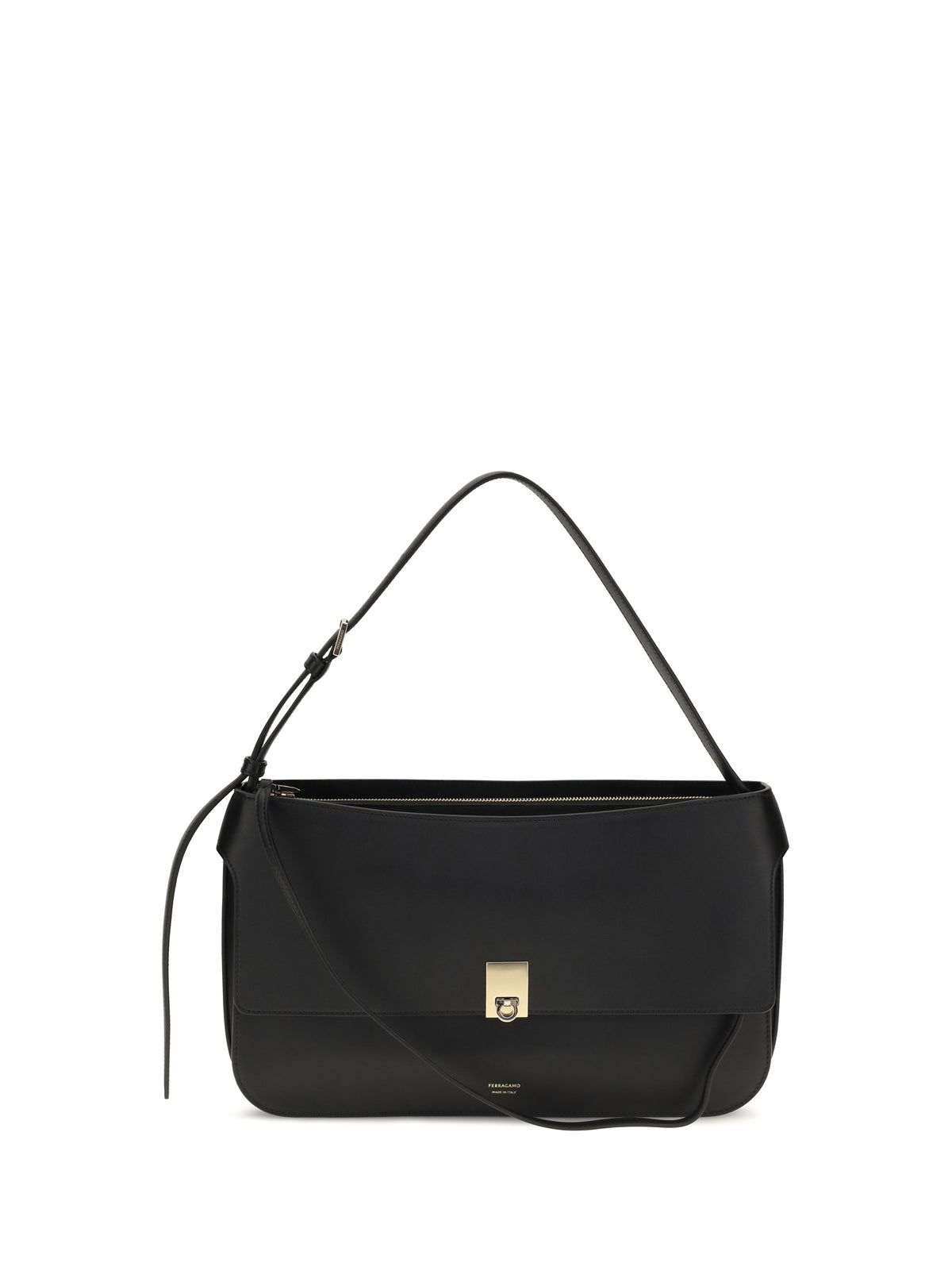Ferragamo Small Cara Shoulder Bag - Black
