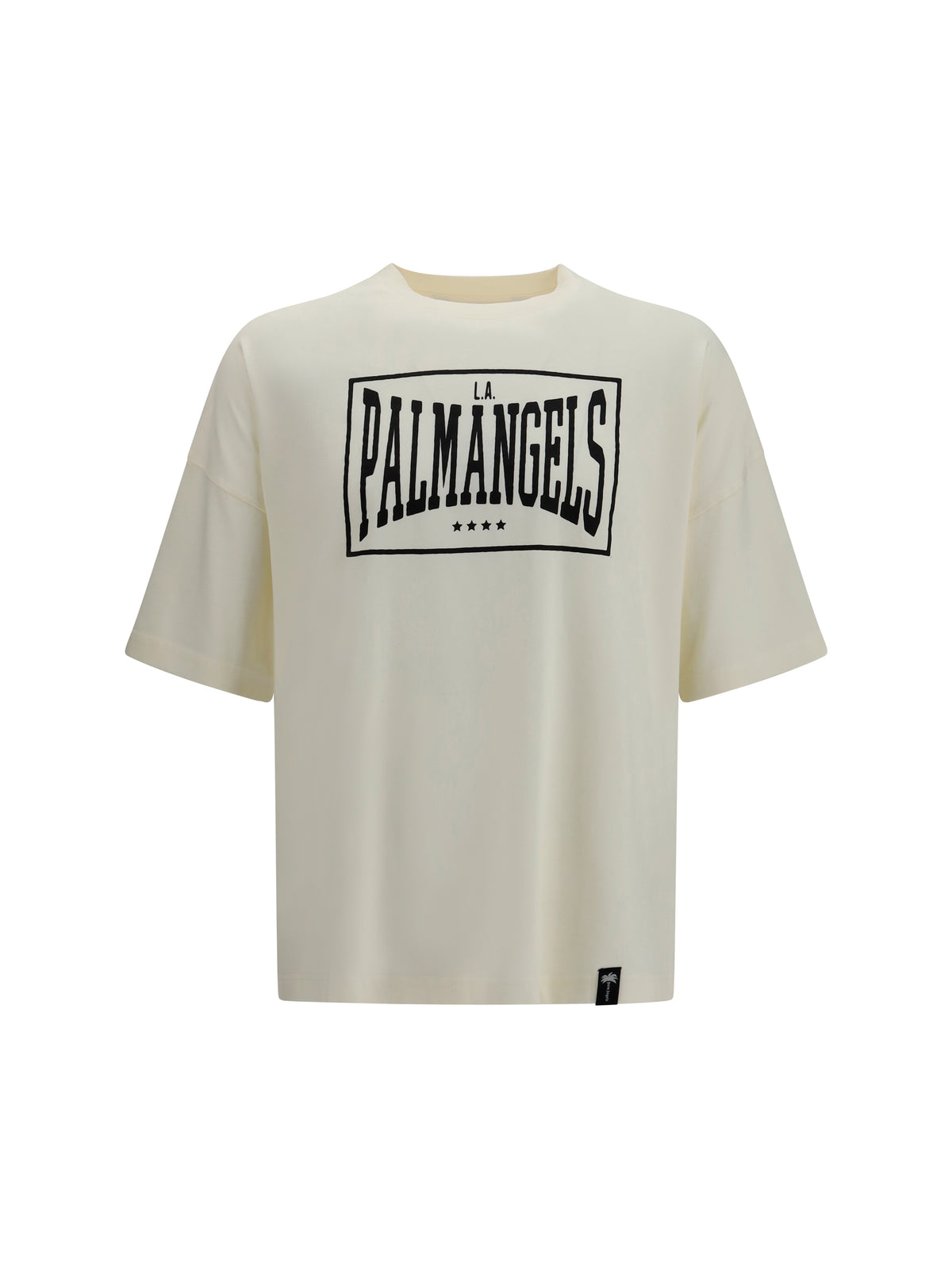 Palm Angels Vintage Box Logo T-shirt - Off White - Black