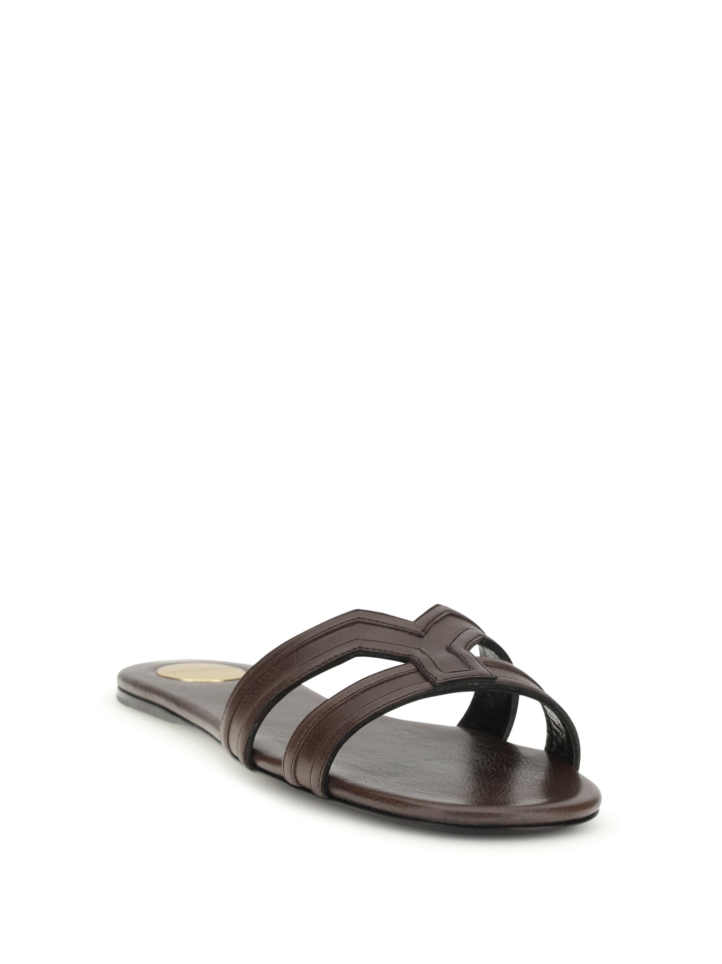 SAINT LAURENT Smooth leather Mabrouka Sandals