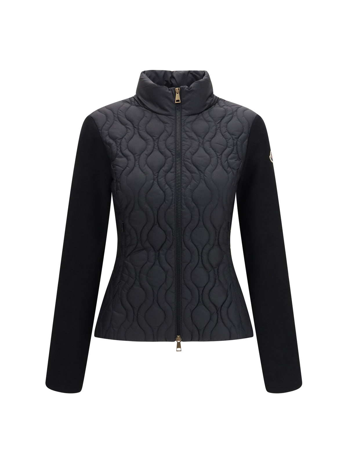 Moncler Cotton padded Cardigan - Black
