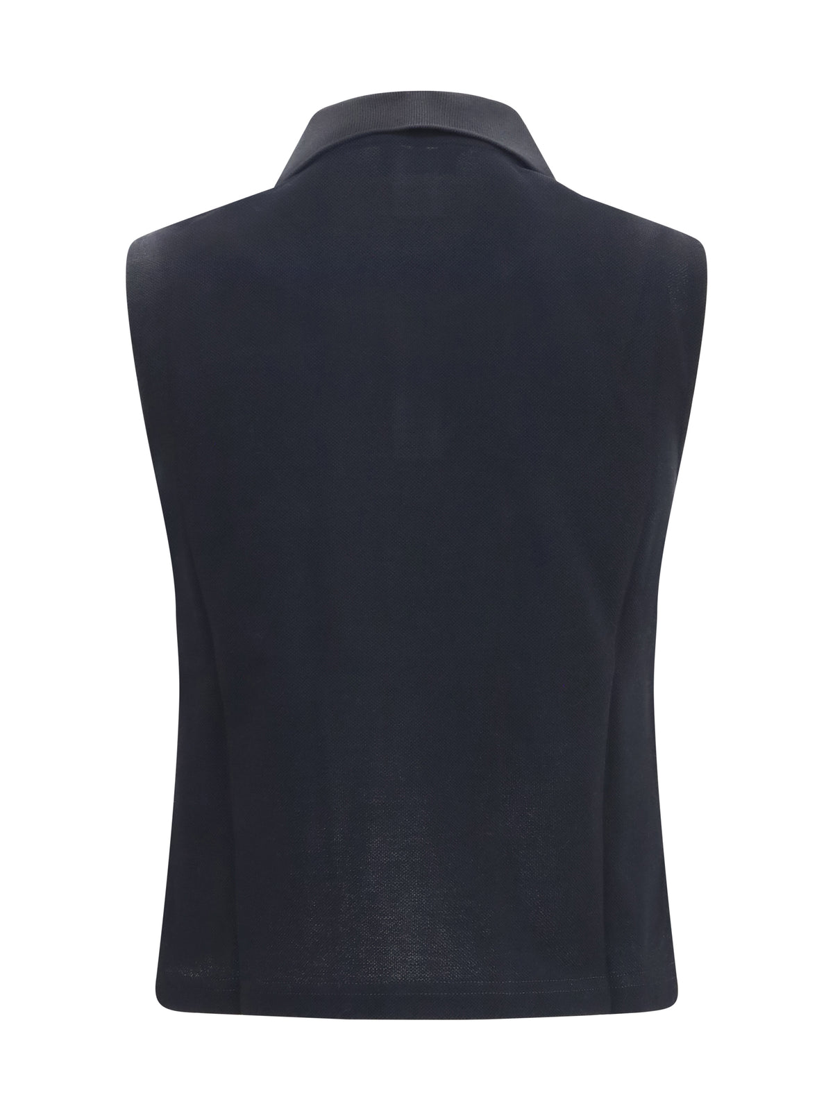 Saint Laurent Cassandre piqué Polo - Noir