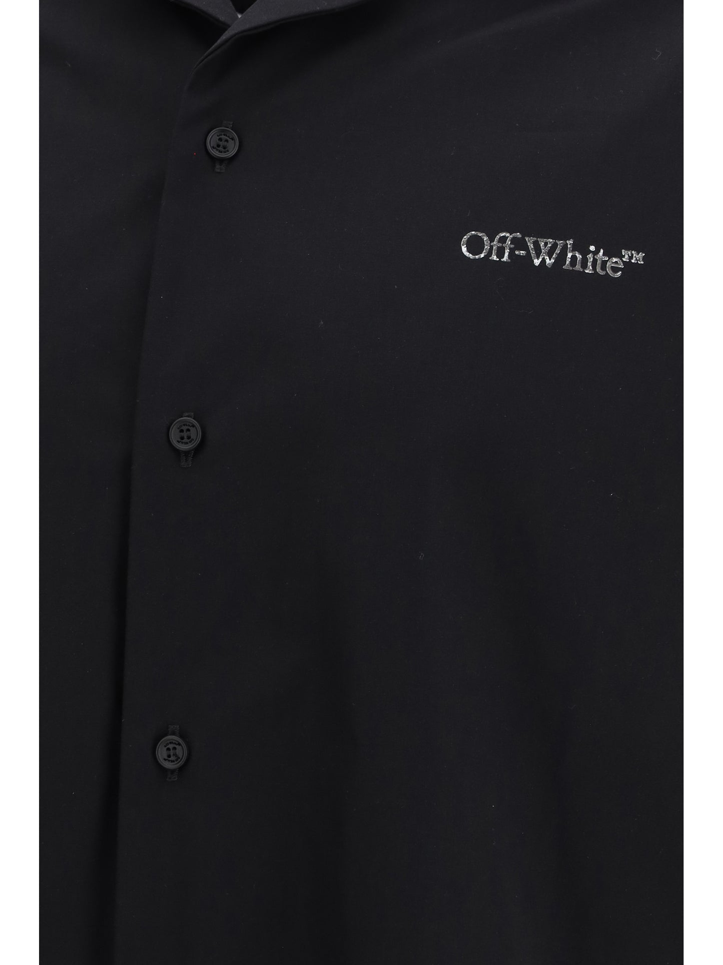 OFF-WHITE Metal Arrows Pop Bowling Shirt with short sleeves