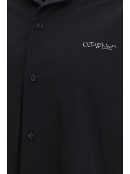 OFF-WHITE Metal Arrows Pop Bowling Shirt with short sleeves