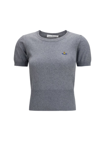 Vivienne Westwood Bea Top - Dark Grey Melange