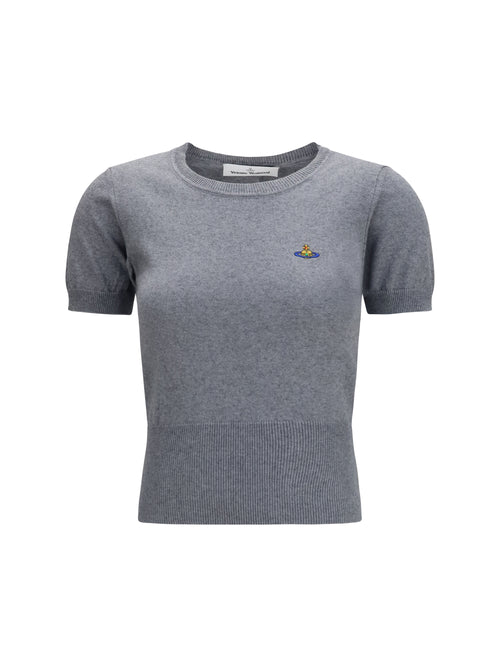 Vivienne Westwood Bea Top - Dark Grey Melange