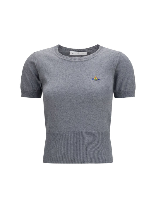Vivienne Westwood Bea Top - Dark Grey Melange