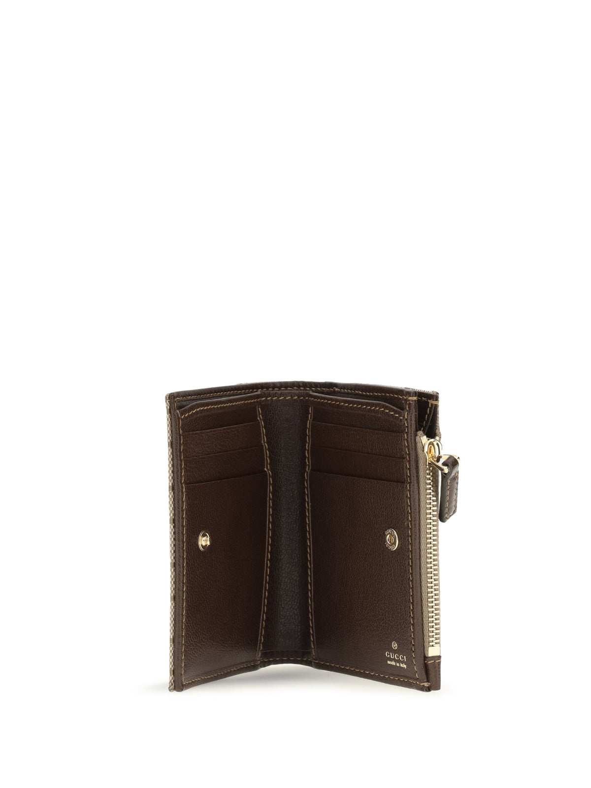 Gucci Small Horsebit Wallet - Vint.Sand/Dk Brown