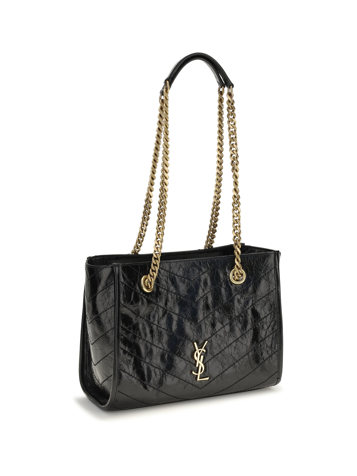 Saint Laurent Small Niki leather Tote Bag - Black
