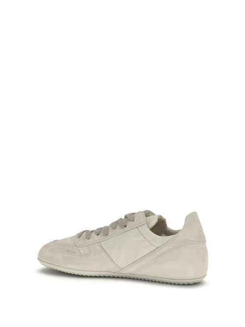 Rick Owens Fabric and leather Sneakers - Pearl