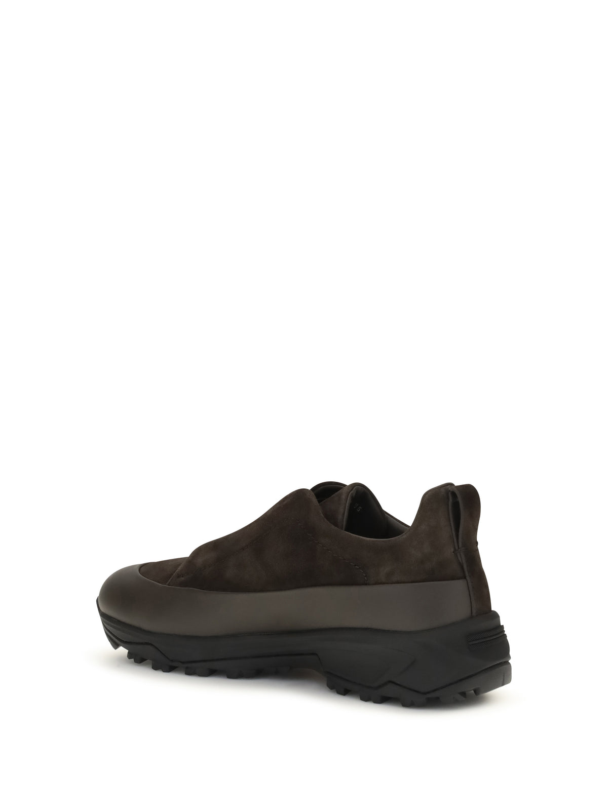 Zegna Triple Stitch™ Monte leather and suede Sneakers - E2