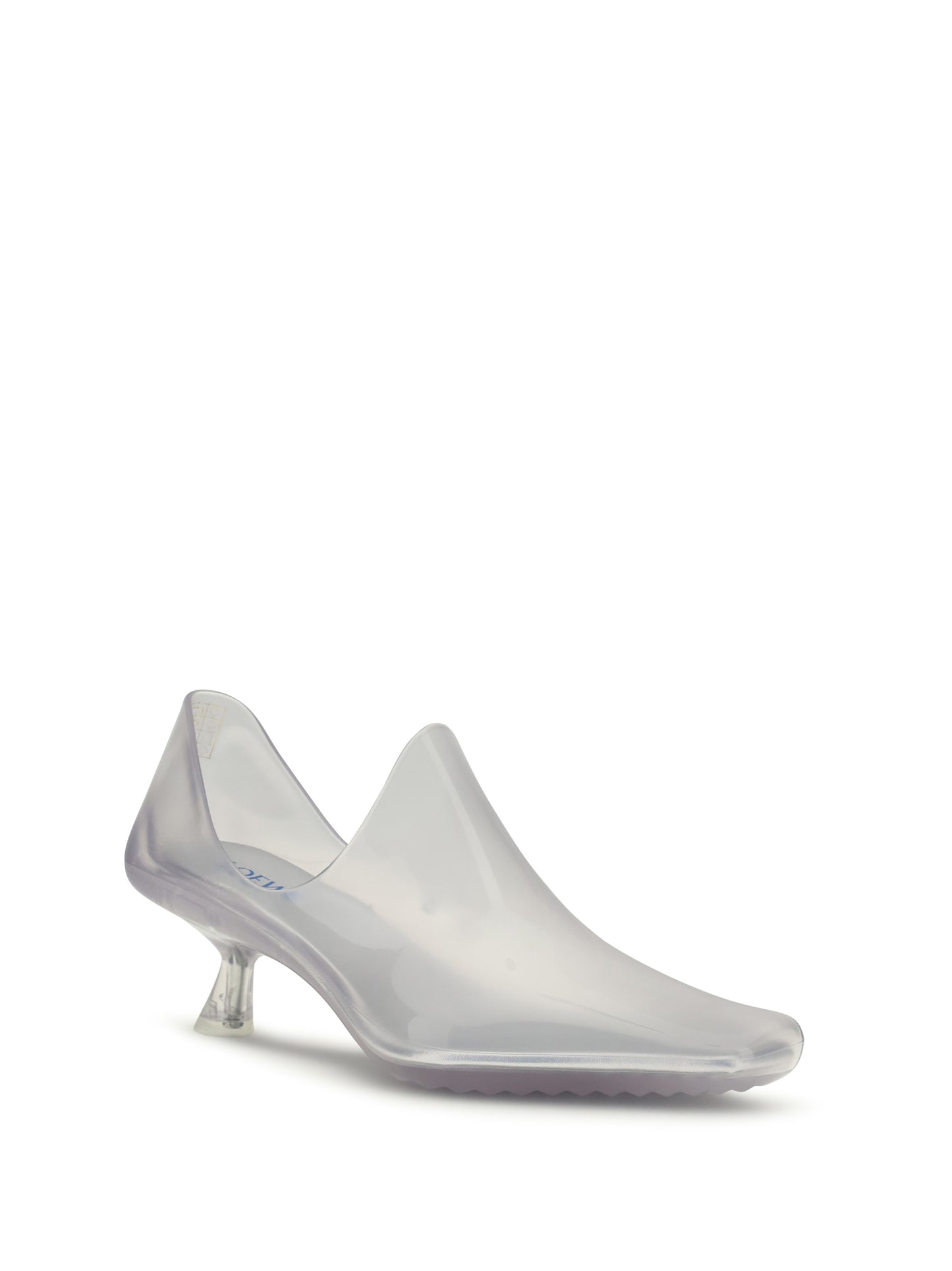 LOEWE Emily Aqua PVC Ankle Boots