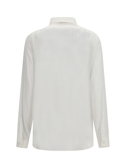 TOM FORD Tuxedo Shirt in silk with pleated bib