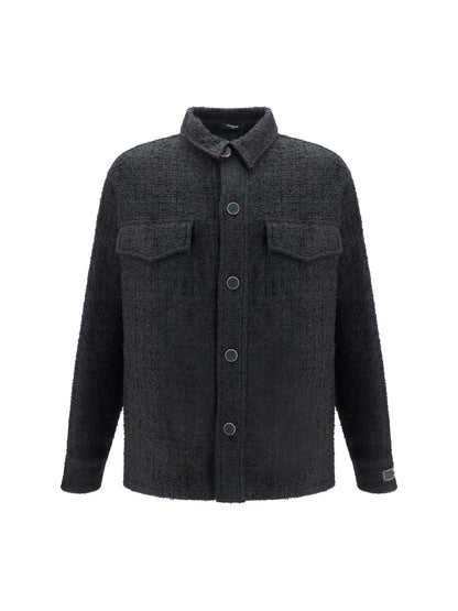 Balmain Tweed buttoned Jacket - Noir