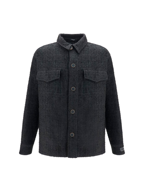 Balmain Tweed buttoned Jacket - Noir