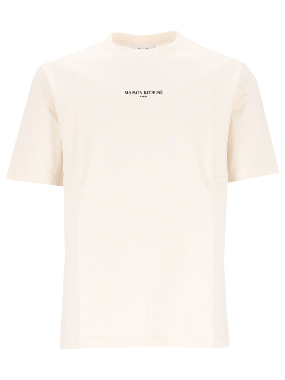 Maison Kitsuné Maison Kitsuné Paris T-Shirt - Beige